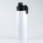 White Double Layered Aluminium Waterbottle 850ml - custom artwork