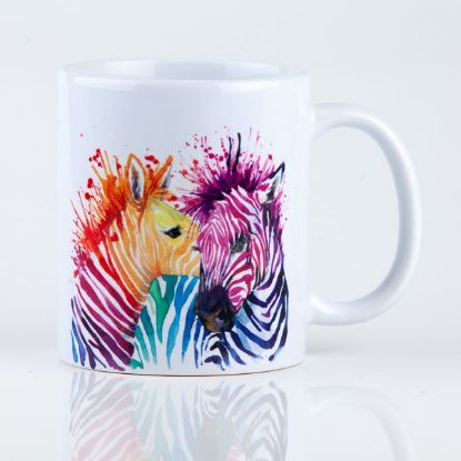 Standard Mug - Colourful Zebras