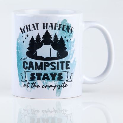 Standard Mug - What happens at the campsite stays at the campsite