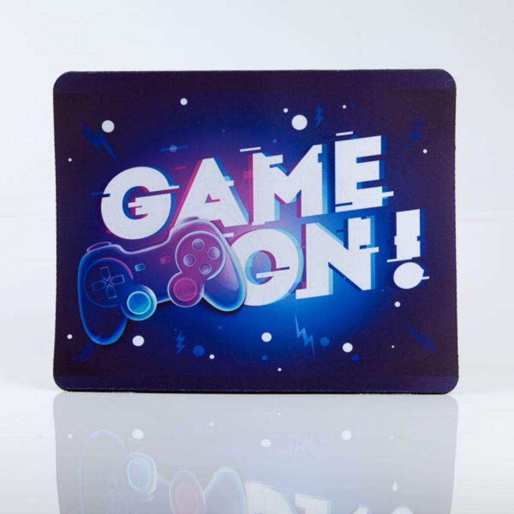 Rectangular Rubber Mouse Pad – Game On!