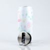 Double Wall Stainless Steel Can - Rainbow Flamingoes