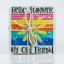 Pack of 4 Rubber Coasters - Summer theme