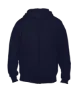 Fleece hoodie zip navy