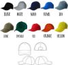 Cap Colours